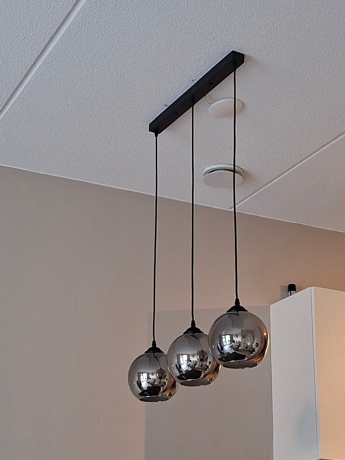 Hanglamp rookglas, Ophalen of Verzenden