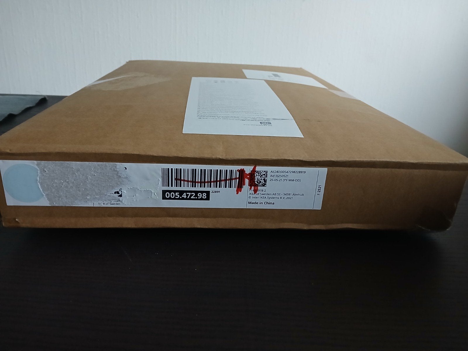 Ikea HYLTARP Hoes 2-zitsbank, Kilanda bleekblauw., Eenpersoons, Wit, Nieuw, Ophalen of Verzenden