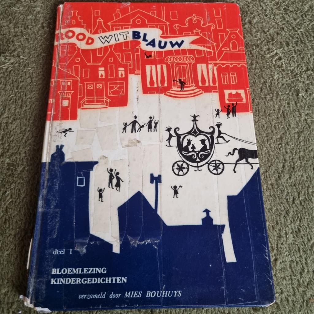 Rood-Wit-Blauw Deel 1 - Bloemlezing Kindergedichten, Boeken, Ophalen of Verzenden, Gelezen, Mies Bouhuys, Fictie algemeen