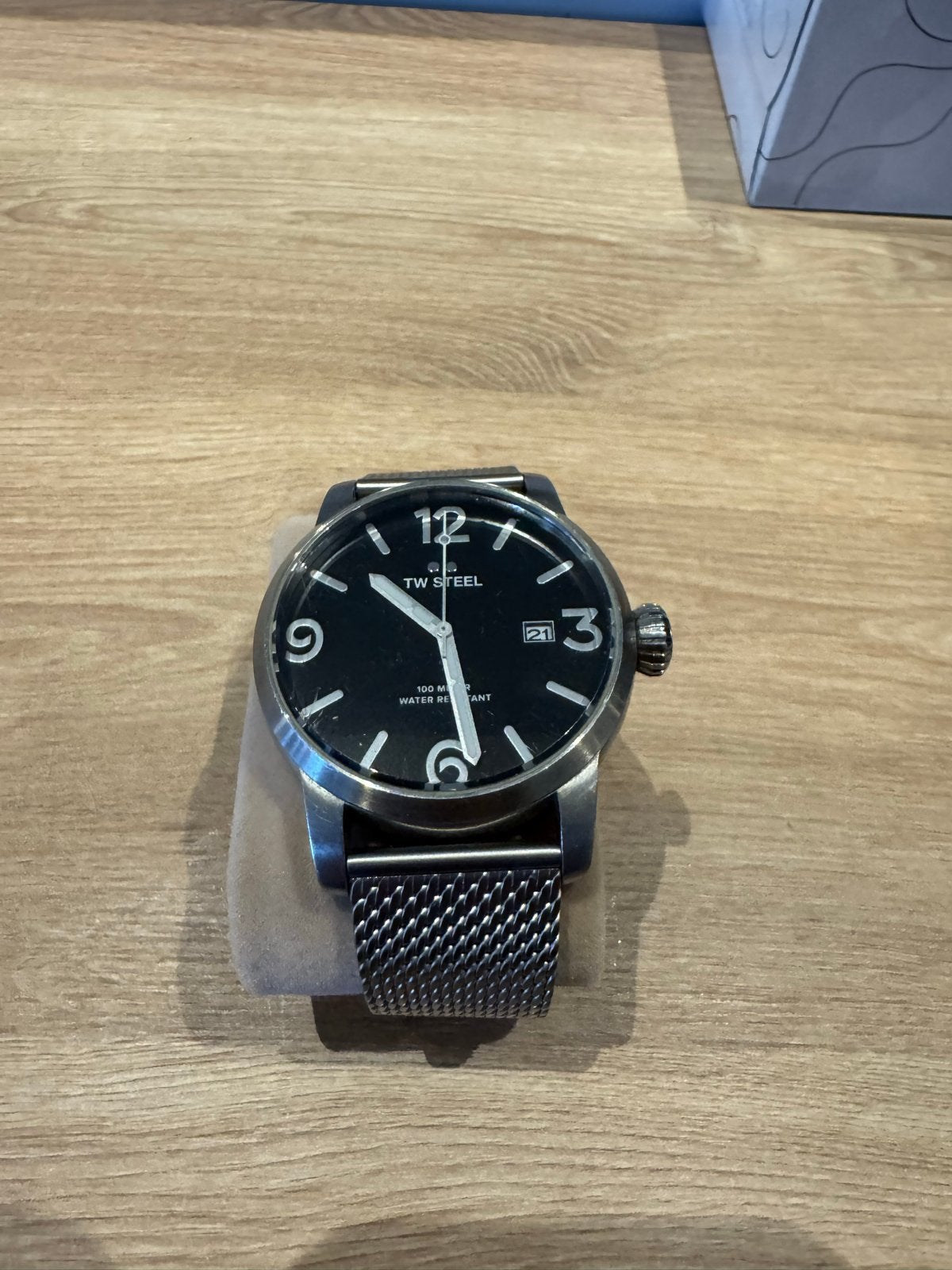 TW Steel MB12 Horloge, Sieraden, Tassen en Uiterlijk, Gebruikt, Staal, Polshorloge, Ophalen