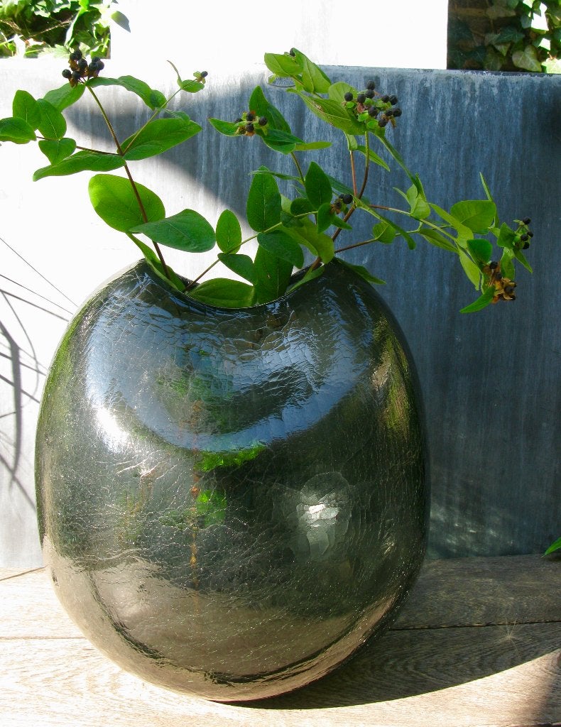 KATE HUME VAAS "ROCK" DESIGN WHEN OBJECTS WORK, Glas, Vaas, Ophalen of Verzenden, Handgemaakt