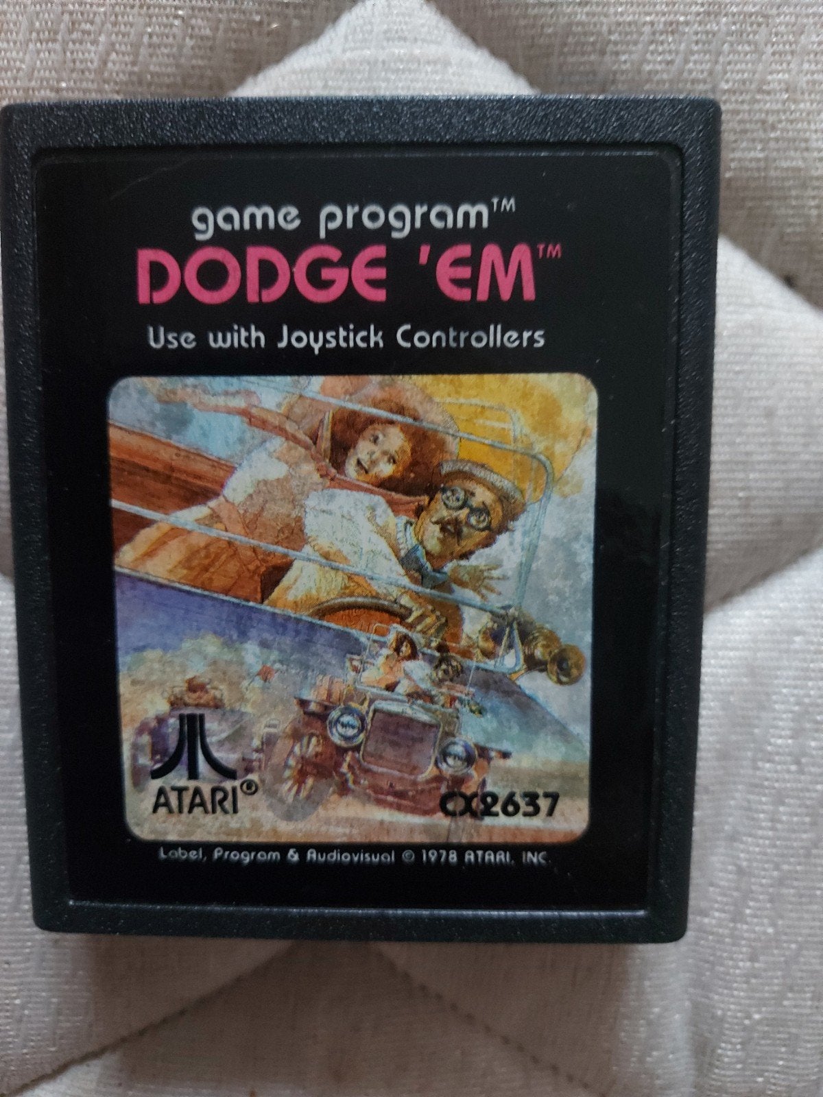 Atari 2600 Dodge 'Em - Klassieke Race-Actie!, Spelcomputers en Games, Ophalen of Verzenden