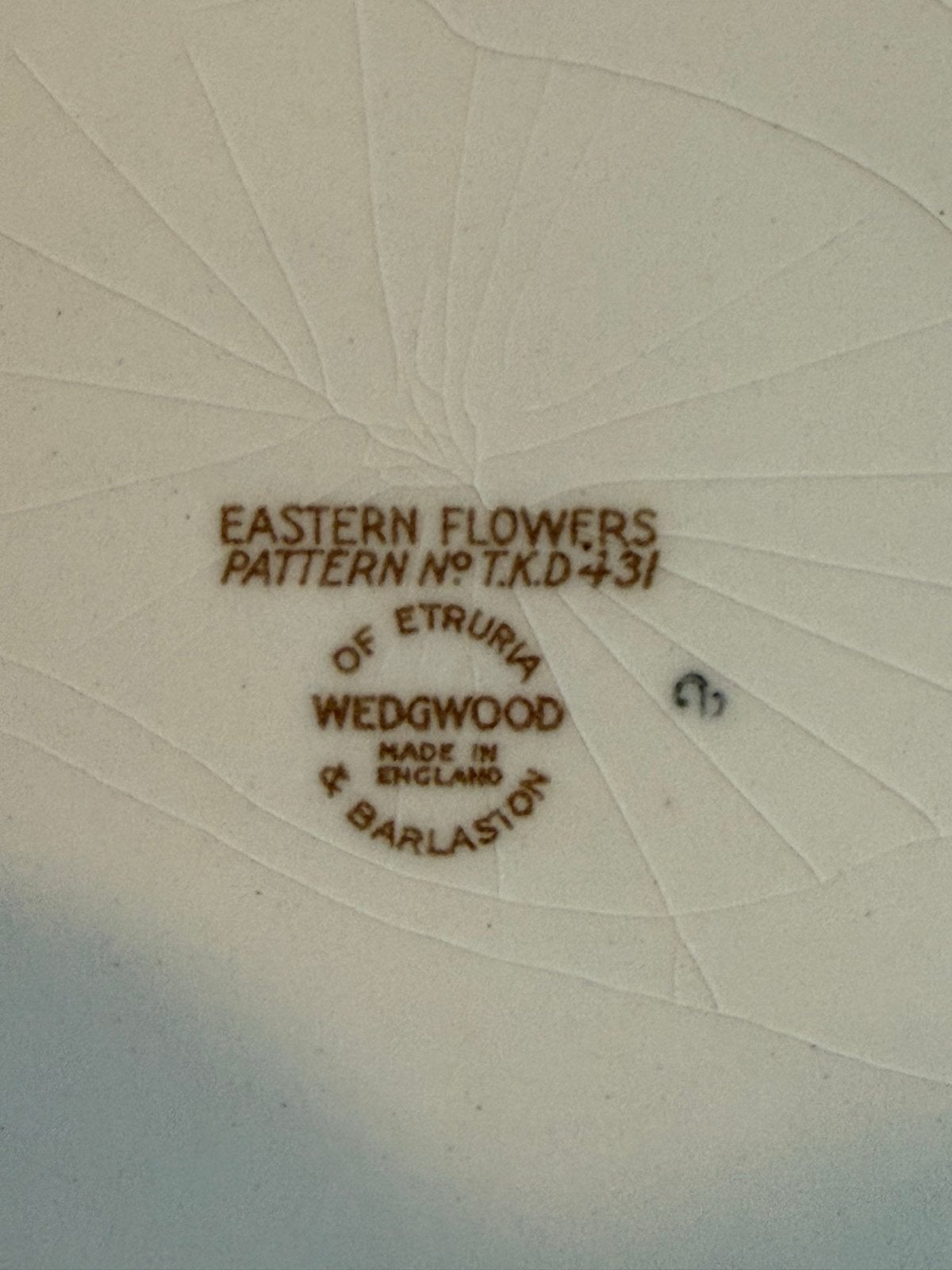 Wedgwood Eastern Flowers borden, Ophalen, Gebruikt, Klassiek, Bord(en)