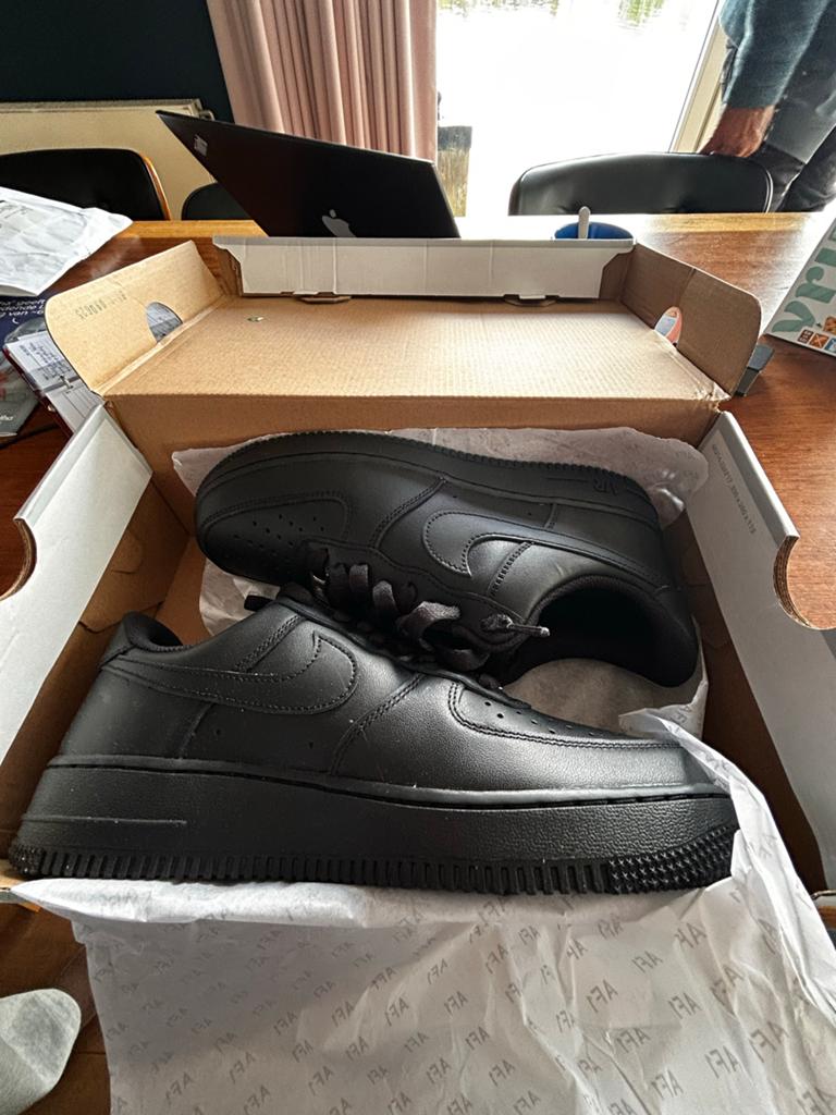 Nike Air Force 1 '07 FlyEase Sneakers Laag Zwart Maat 41, Ophalen, Nieuw
