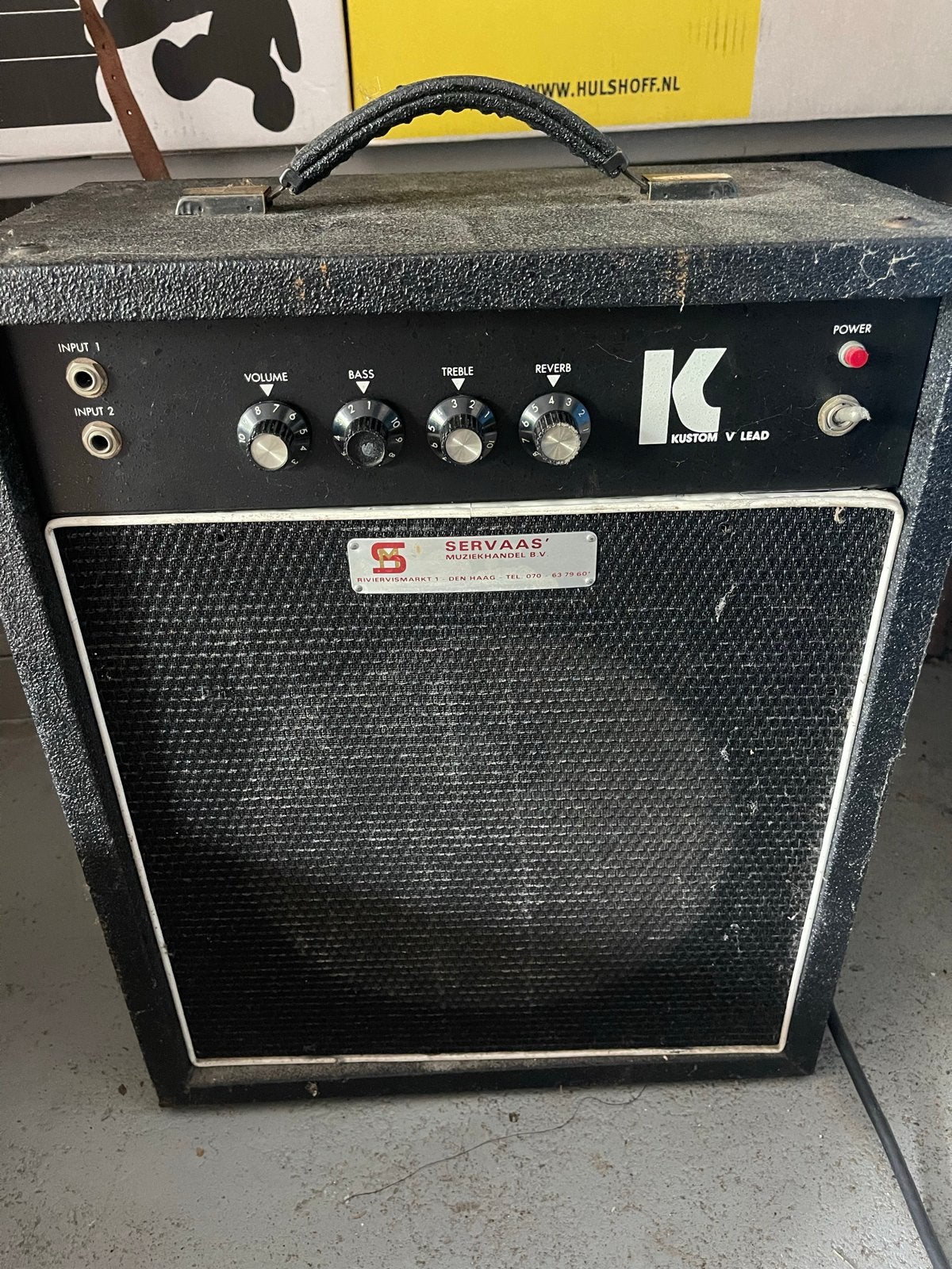 Kustom V Lead Gitaarversterker - Vintage Geluid bijna gratis, Muziek en Instrumenten, Ophalen, Gebruikt, Gitaar, Minder dan 50 watt