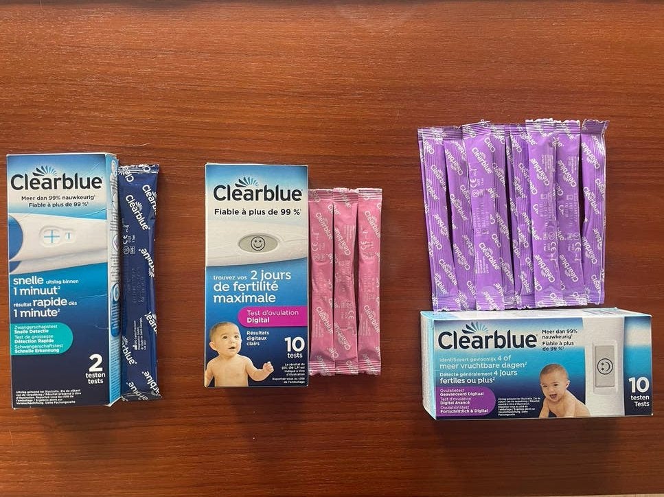Clearblue Zwangerschapstest en Ovulatietesten Bundel, Ophalen of Verzenden, Nieuw