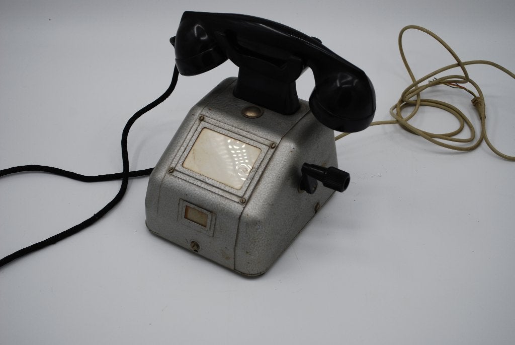 Vintage Telefoon met Zwengel - Decoratief Antiek Stuk, Onbekend, Ophalen of Verzenden, Onbekend, Niet werkend