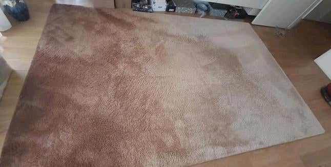 wollen vloerkleed/tapijt van De Millenerpoort (340x220cm), Gebruikt, 200 cm of meer, 200 cm of meer, Bruin