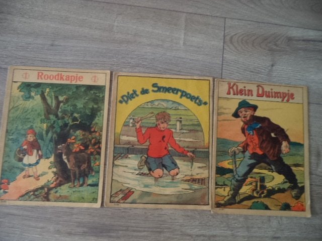 3 vintage prentenboeken uit ca 1950, Ophalen of Verzenden, Gelezen, J.P Heije, Prentenboek