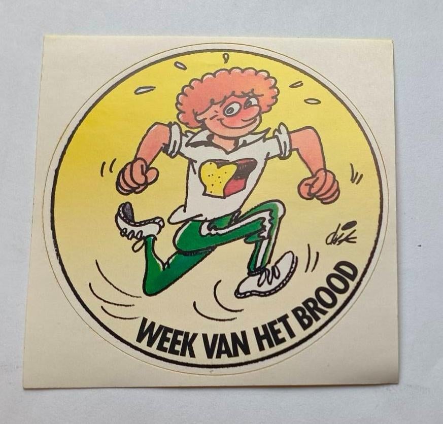 Sticker Week van het brood (2), Ophalen of Verzenden, Zo goed als nieuw, Overige typen