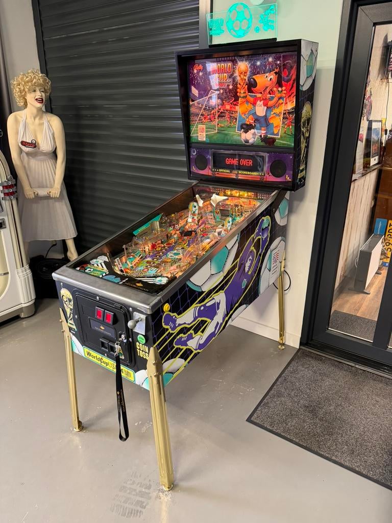Prachtige flipperkast Bally World Cup Soccer Pinball, Verzamelen, Automaten | Flipperkasten, Ophalen, Bally, Zo goed als nieuw