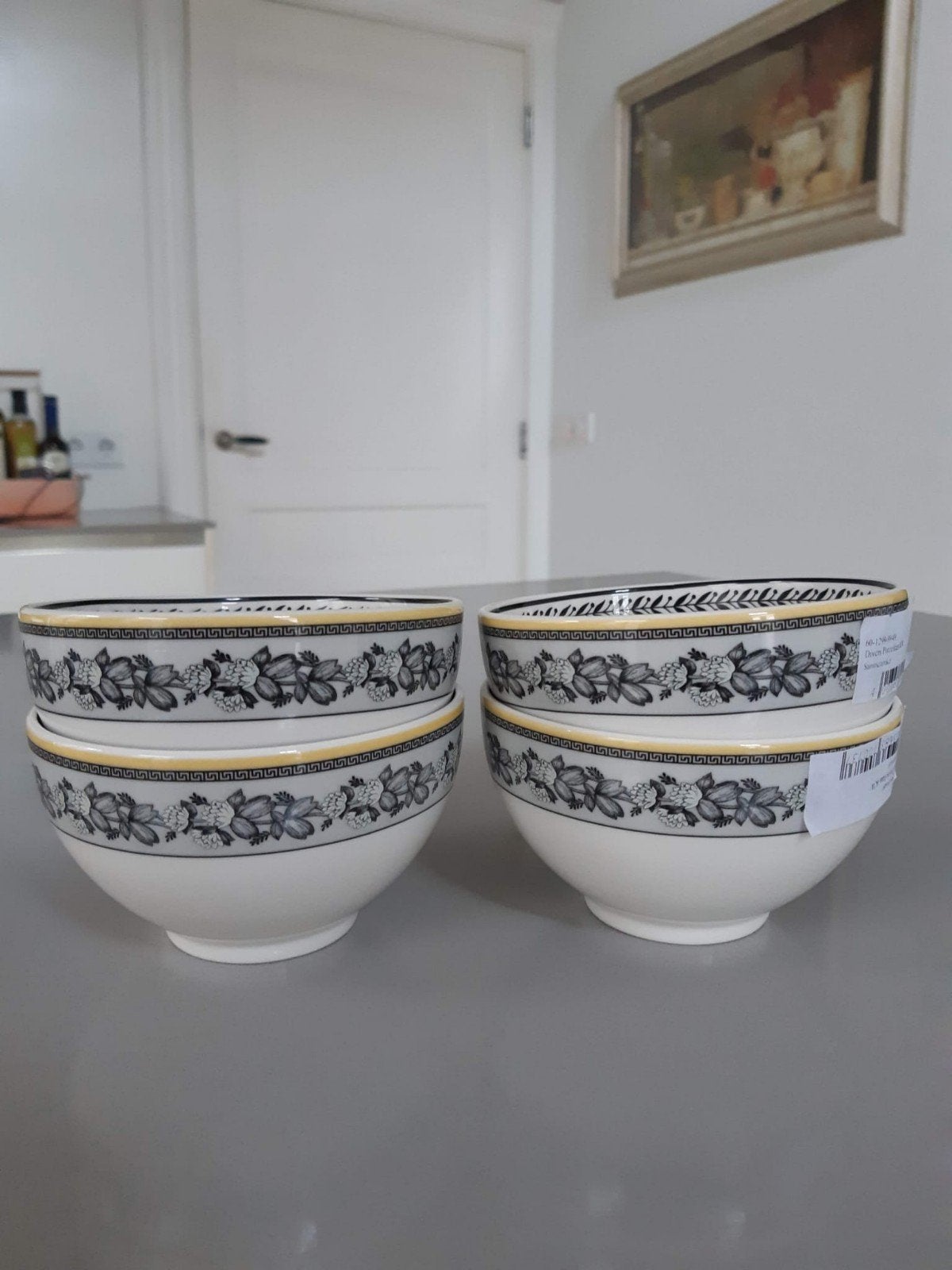 4 Dessertschaaltjes Villeroy en Boch Audun Ferme Nieuw, Nieuw, Ophalen of Verzenden, Schaal of Schalen, Overige stijlen