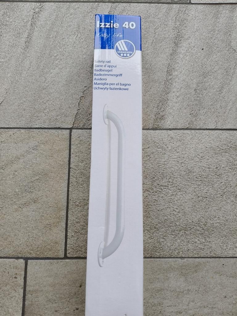Izzei wandbeugel 40 cm - Nieuw in doos, wit staal, Ophalen of Verzenden