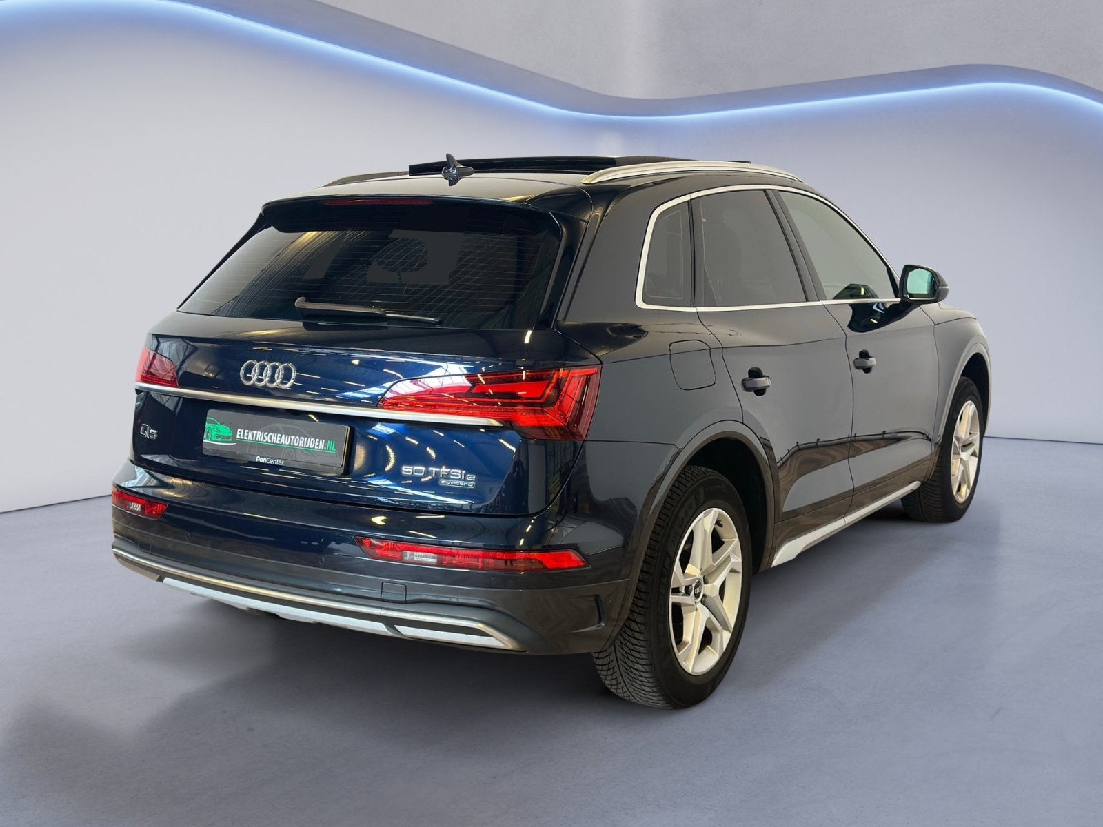 Audi Q5 50 TFSI e Advanced edition|PANO|LEDER|NAP|, Automaat, Gebruikt, 4 cilinders, Blauw