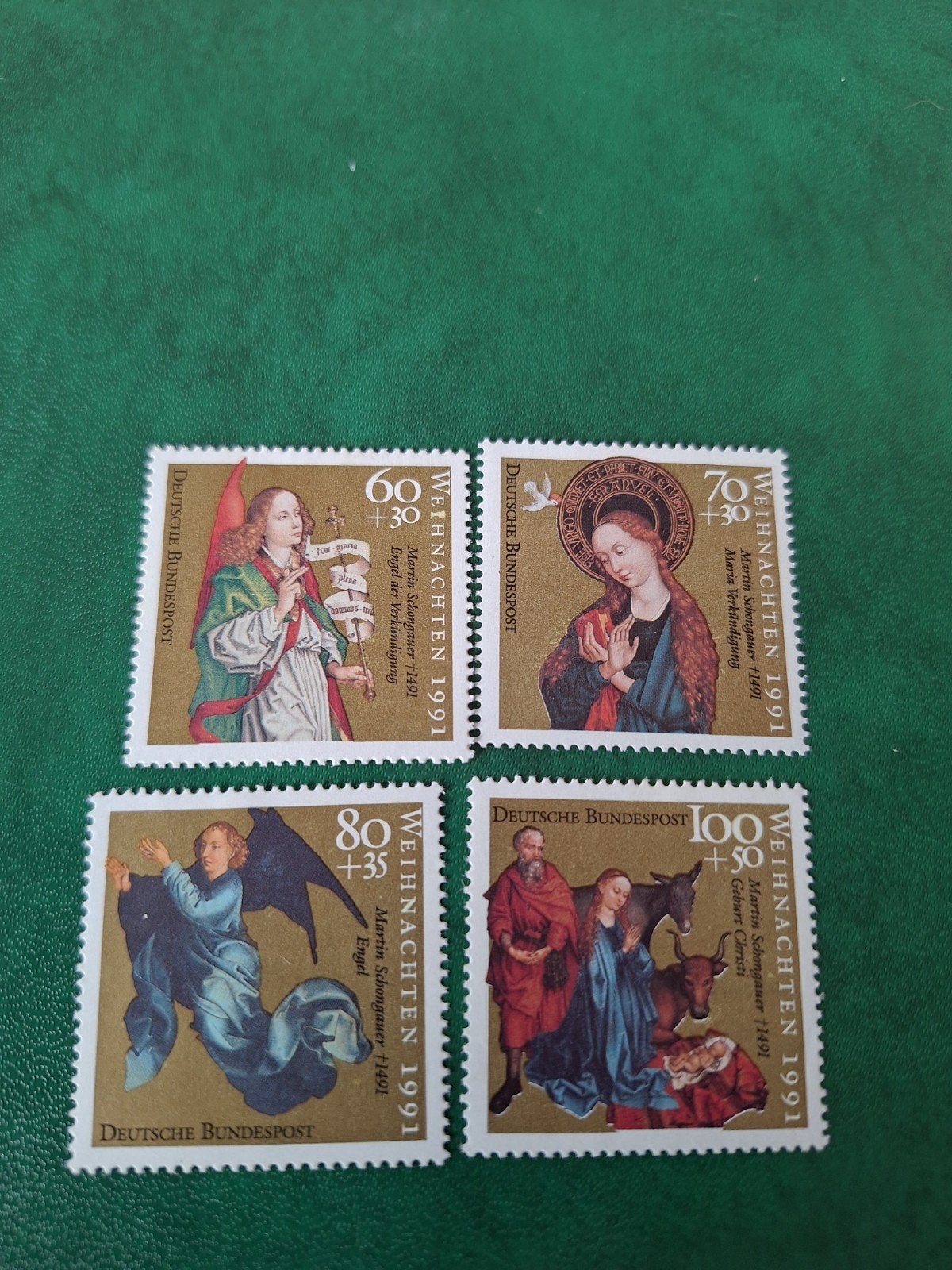 Duitsland: mi. 1578/81. Kerst 1991., Ophalen of Verzenden, 1990 tot heden, Postfris