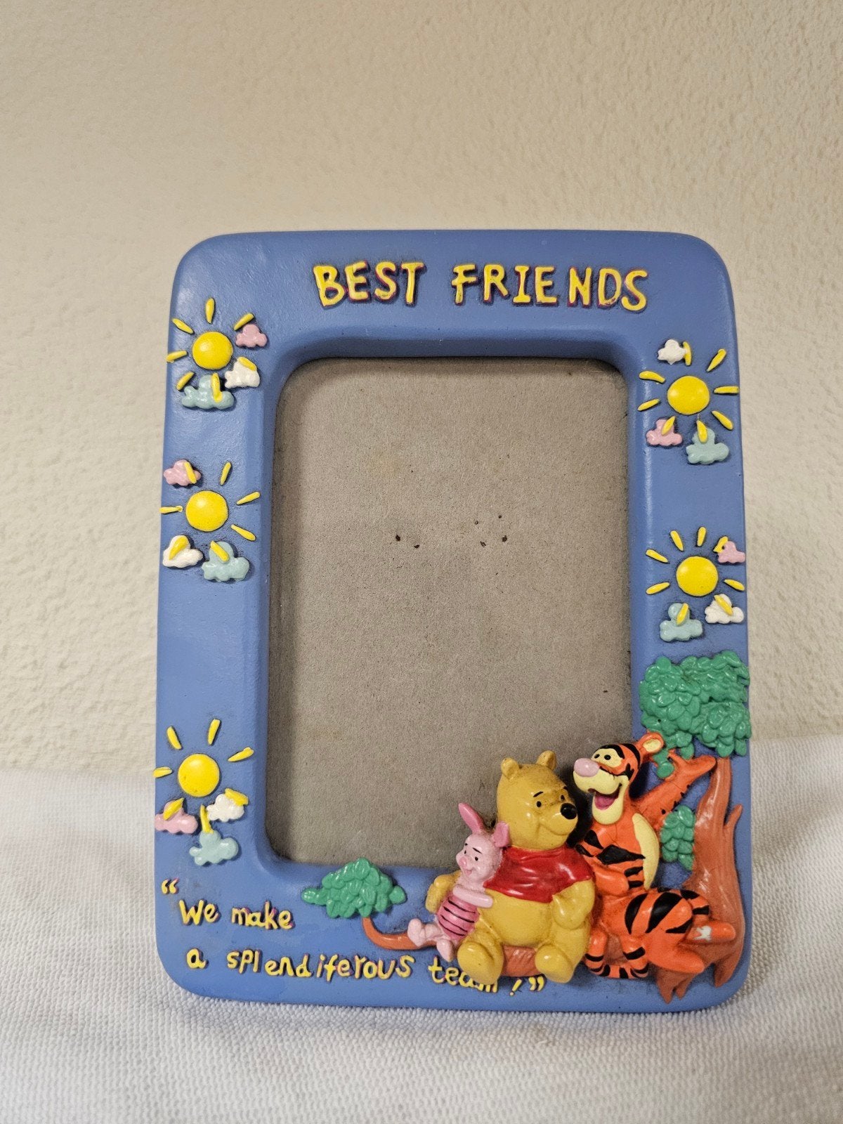 Disney Winnie the Pooh 3D fotolijst Best Friends, Ophalen of Verzenden, Winnie de Poeh of vrienden, Zo goed als nieuw, Overige typen