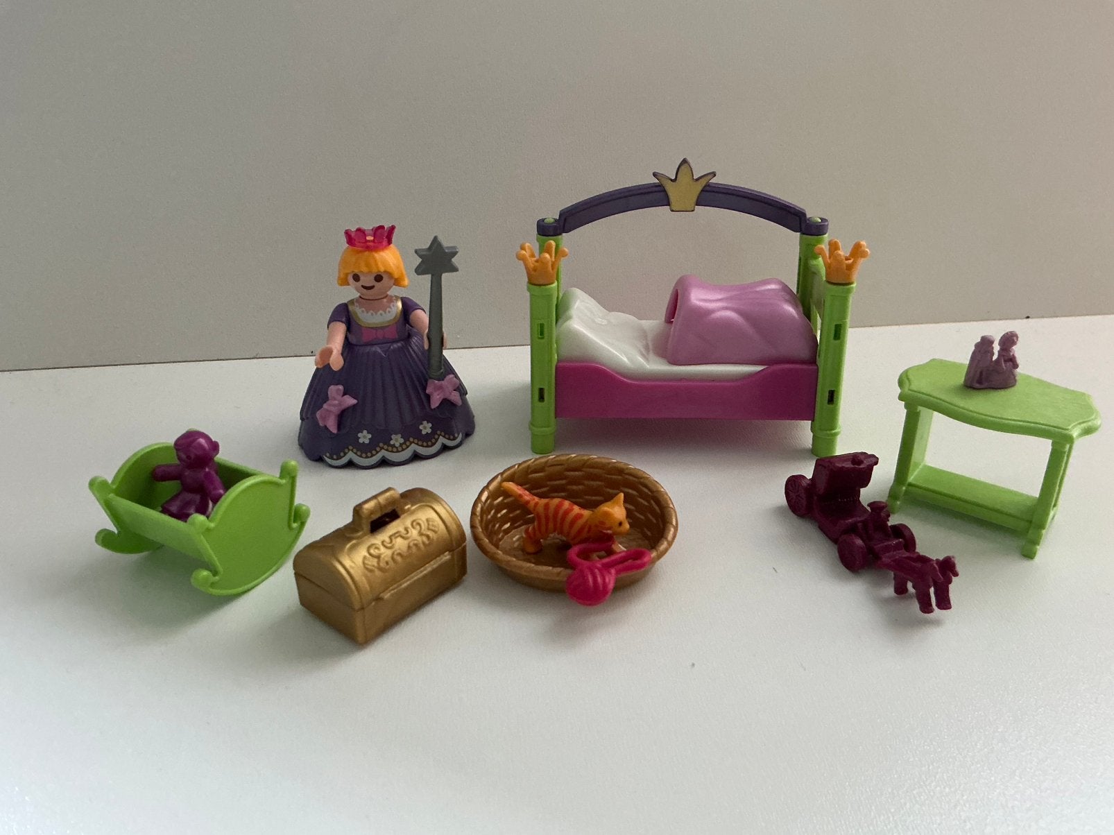 Playmobil 6852 prinsessen slaapkamer, Gebruikt, Complete set, Overige typen, Ophalen of Verzenden