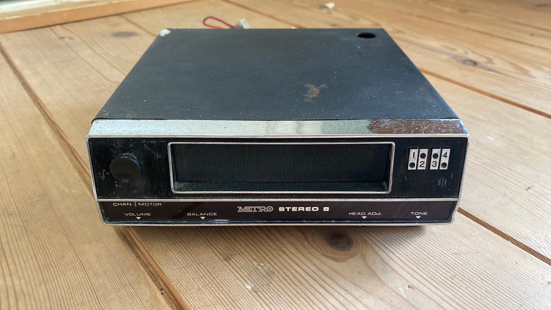 8 - track cassette speler met cassete, Ophalen of Verzenden