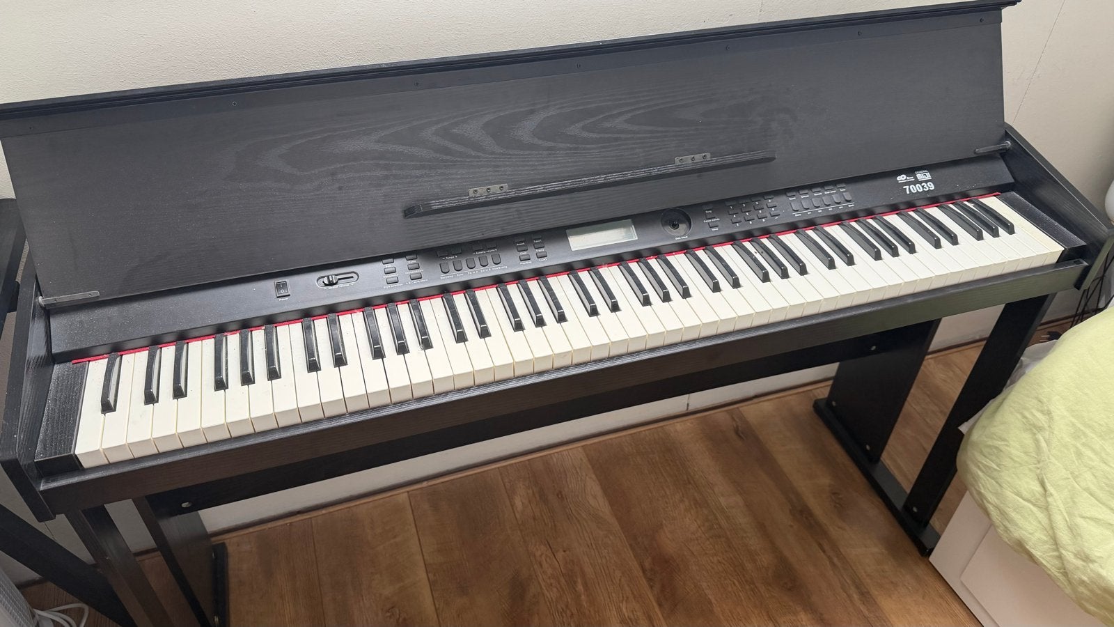 vidaXL Elektronische/Digitale Piano 88 toetsen, Muziek en Instrumenten, Ophalen, Gebruikt, Zwart, Digitaal