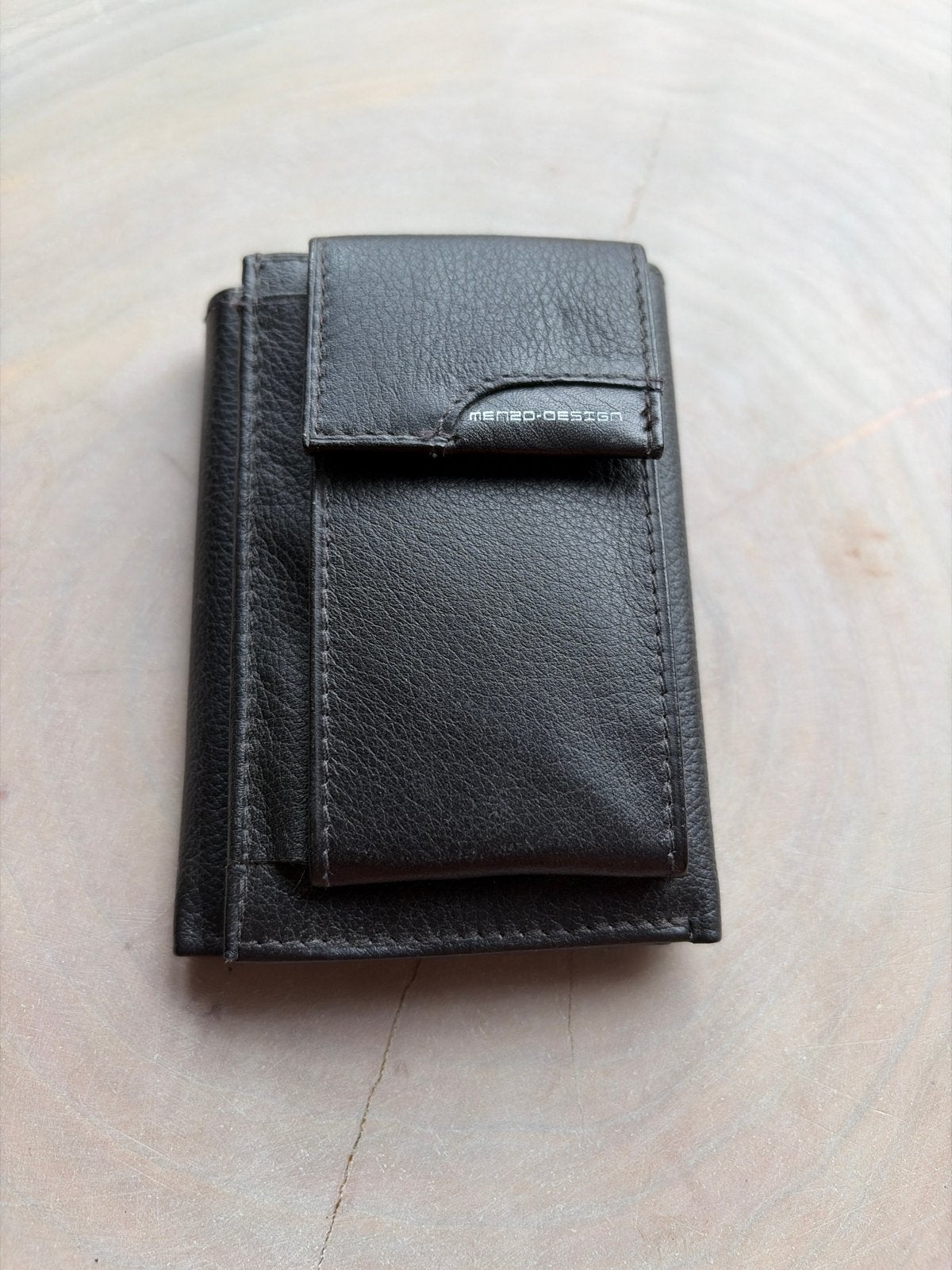 Leren sleuteletui met pasjes- en muntgeldvak - Menzo Austria, Overige merken, Zwart, Nieuw, Ophalen of Verzenden