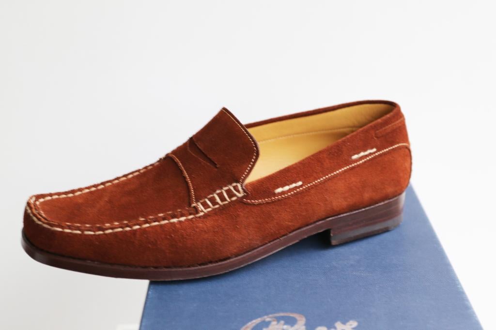 Nieuw in doos! Suède Greve Mohawk Prescara maat 6 = maat 40, Loafers, Bruin, Nieuw, Ophalen of Verzenden