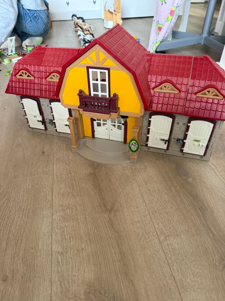 Uitgebreide set paarden playmobil, Ophalen of Verzenden, Zo goed als nieuw