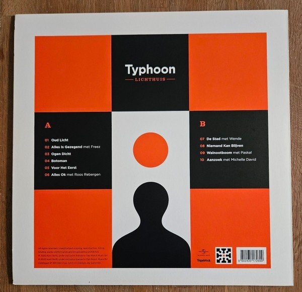 Typhoon - Lichthuis LP (Oranje Vinyl/2020), LP, Pop, Ophalen of Verzenden, Colored vinyl