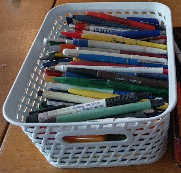 BALPENNEN met tekst.      GRATIS!, Verzamelen, Pennenverzamelingen, Ophalen, Balpen, Overige merken