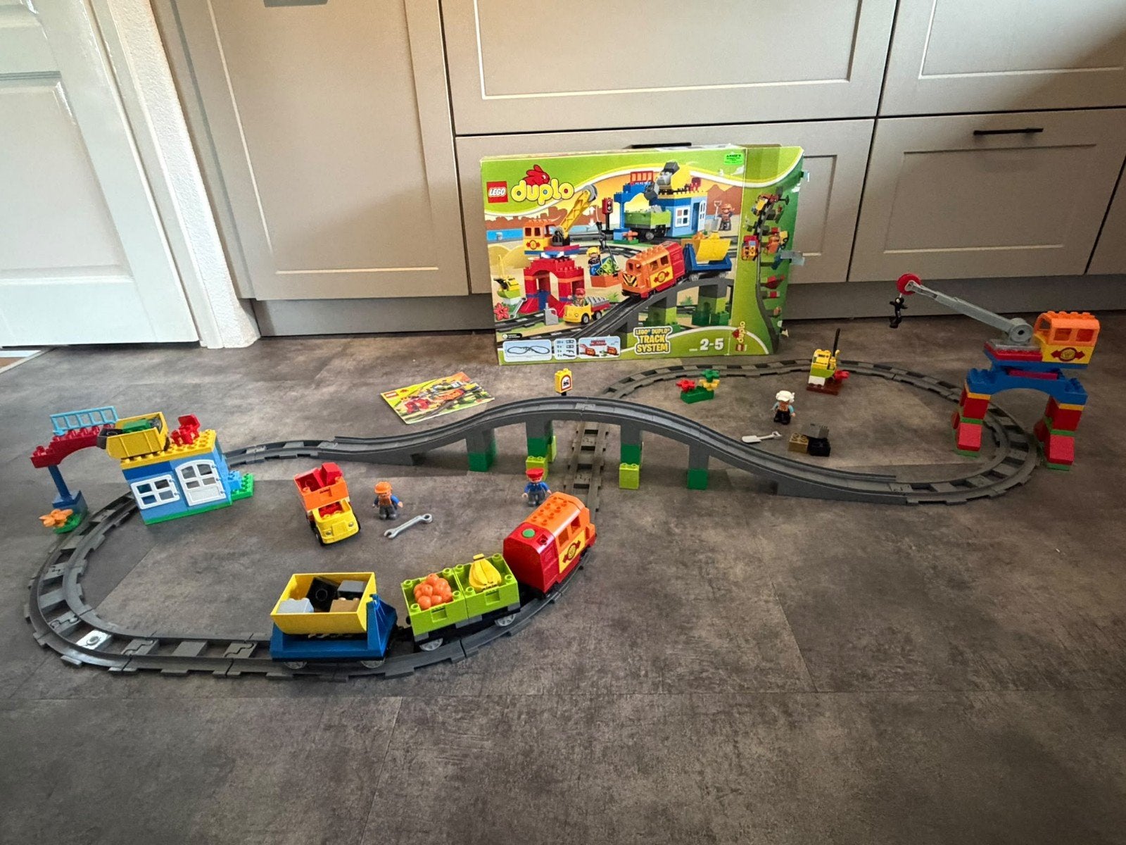 LEGO Duplo 10508 Luxe treinset - elektrisch, Ophalen of Verzenden, Gebruikt