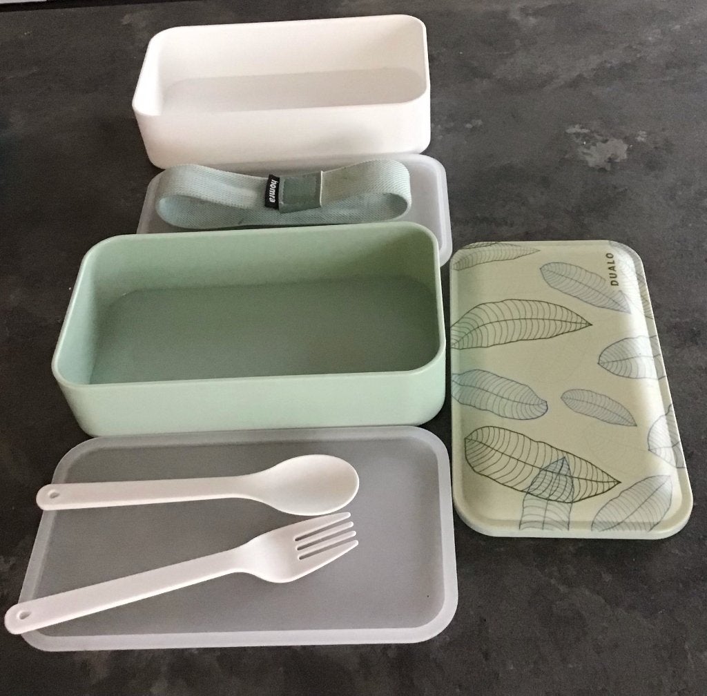 lunchbox, Broodtrommel, Ophalen of Verzenden, Zo goed als nieuw, Groen