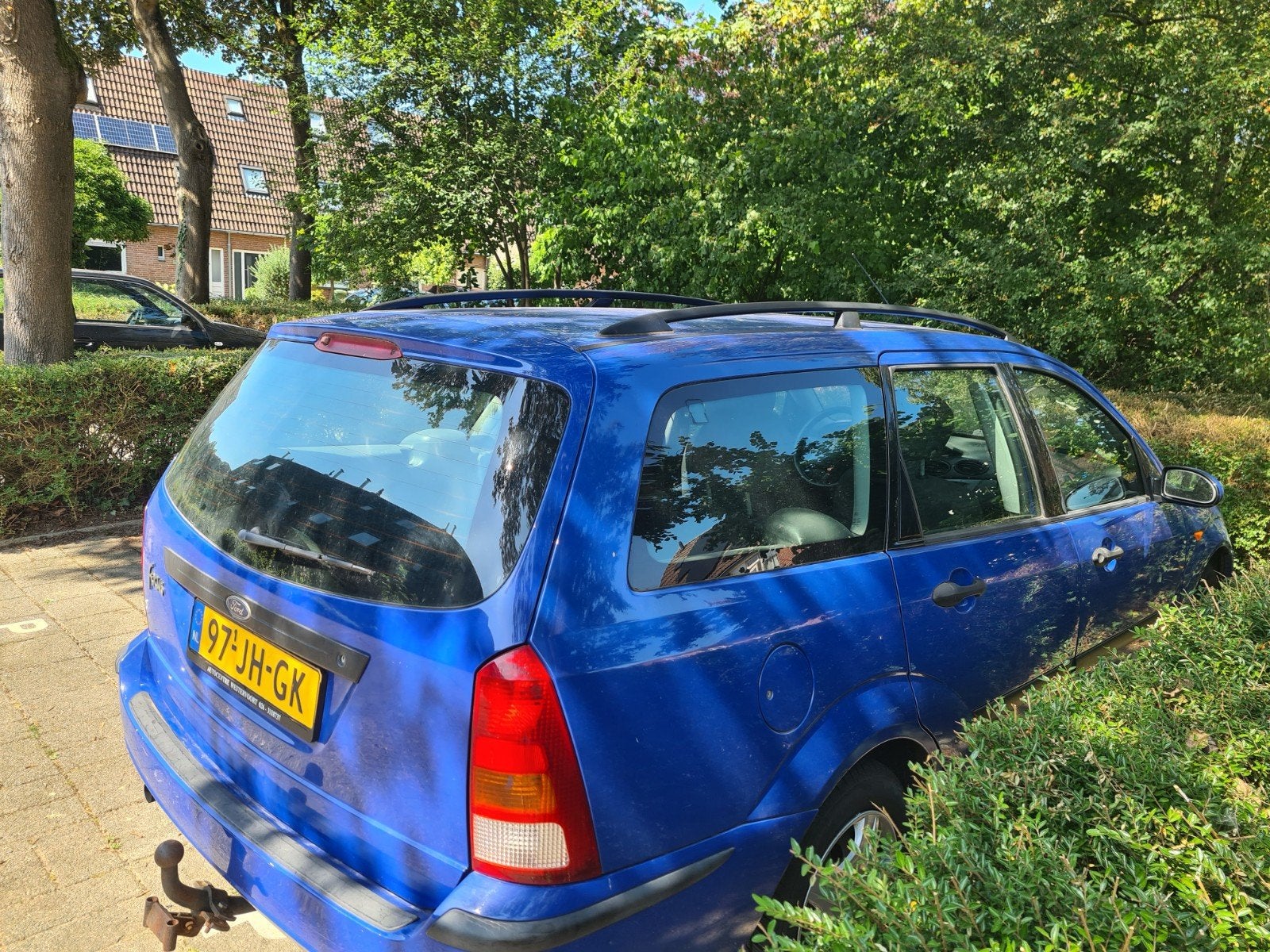 Ford Focus 1.4 I Ambiente Wagon 2002 Blauw, Auto's, 15 km/l, 74 pk, 4 cilinders, Blauw
