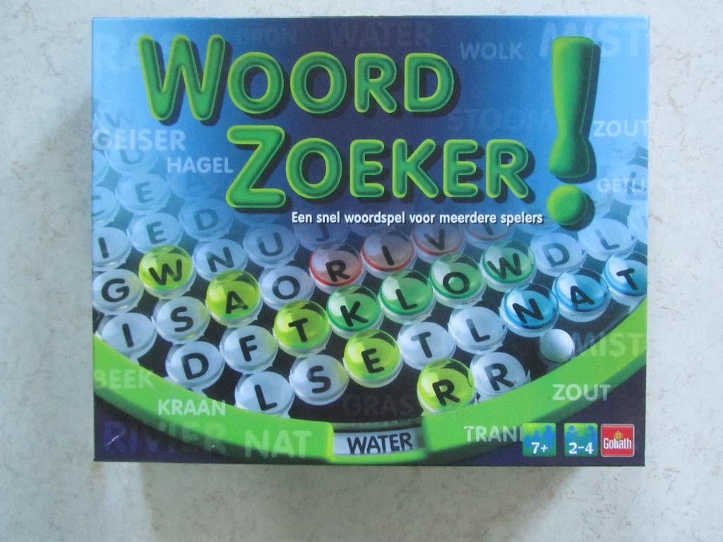 Woordzoeker, als nieuw, compleet, Een of twee spelers, Ophalen of Verzenden, Zo goed als nieuw, Goliath