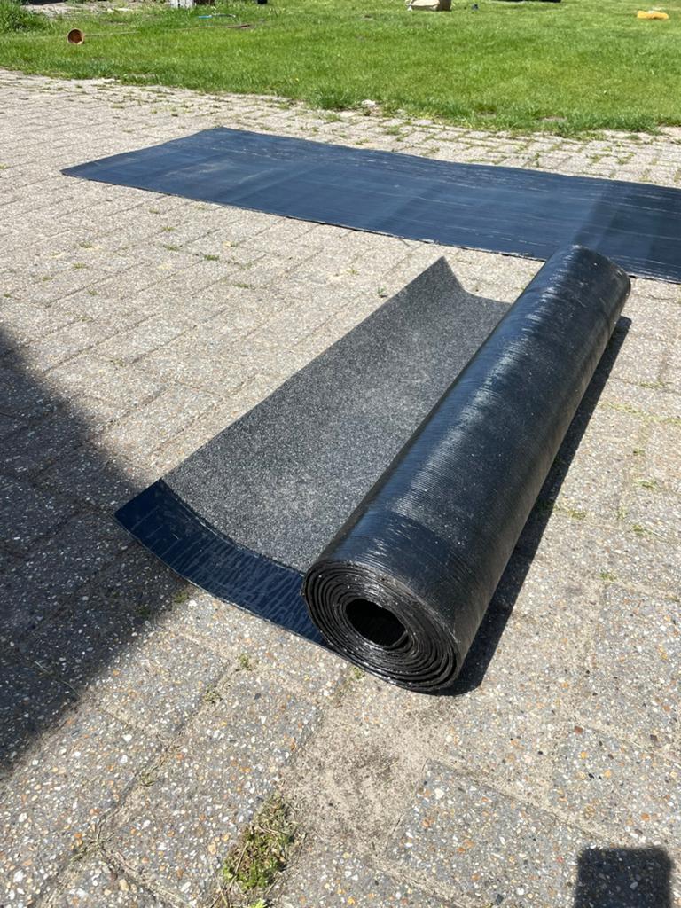 Dakleer en Onderlaag dakleer, Ophalen, Zo goed als nieuw, 15 m² of meer, Folie