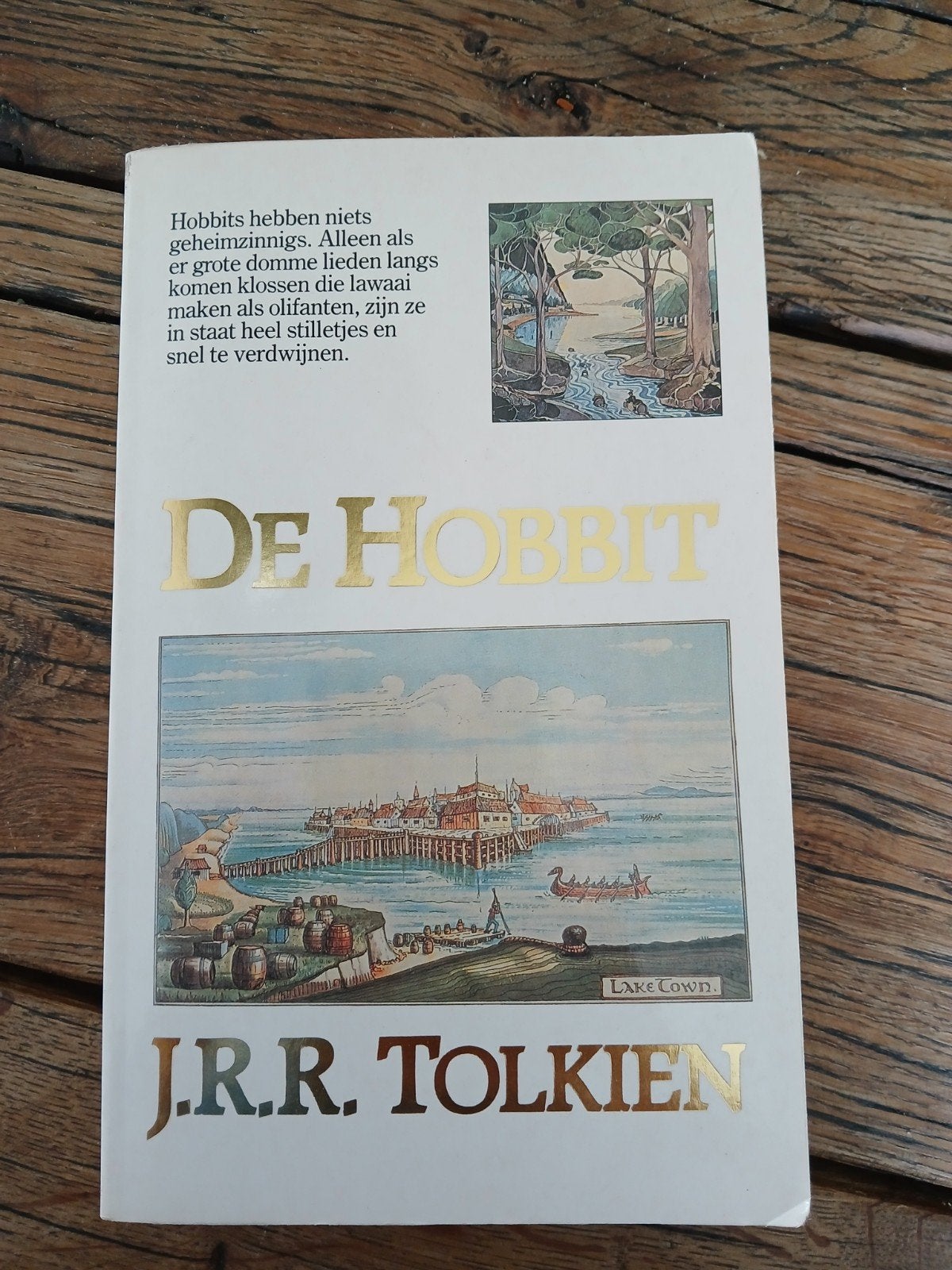 De Hobbit - J.R.R. Tolkien - Fantasy Boek, Boeken, Ophalen of Verzenden, Gelezen, J.R.R. Tolkien