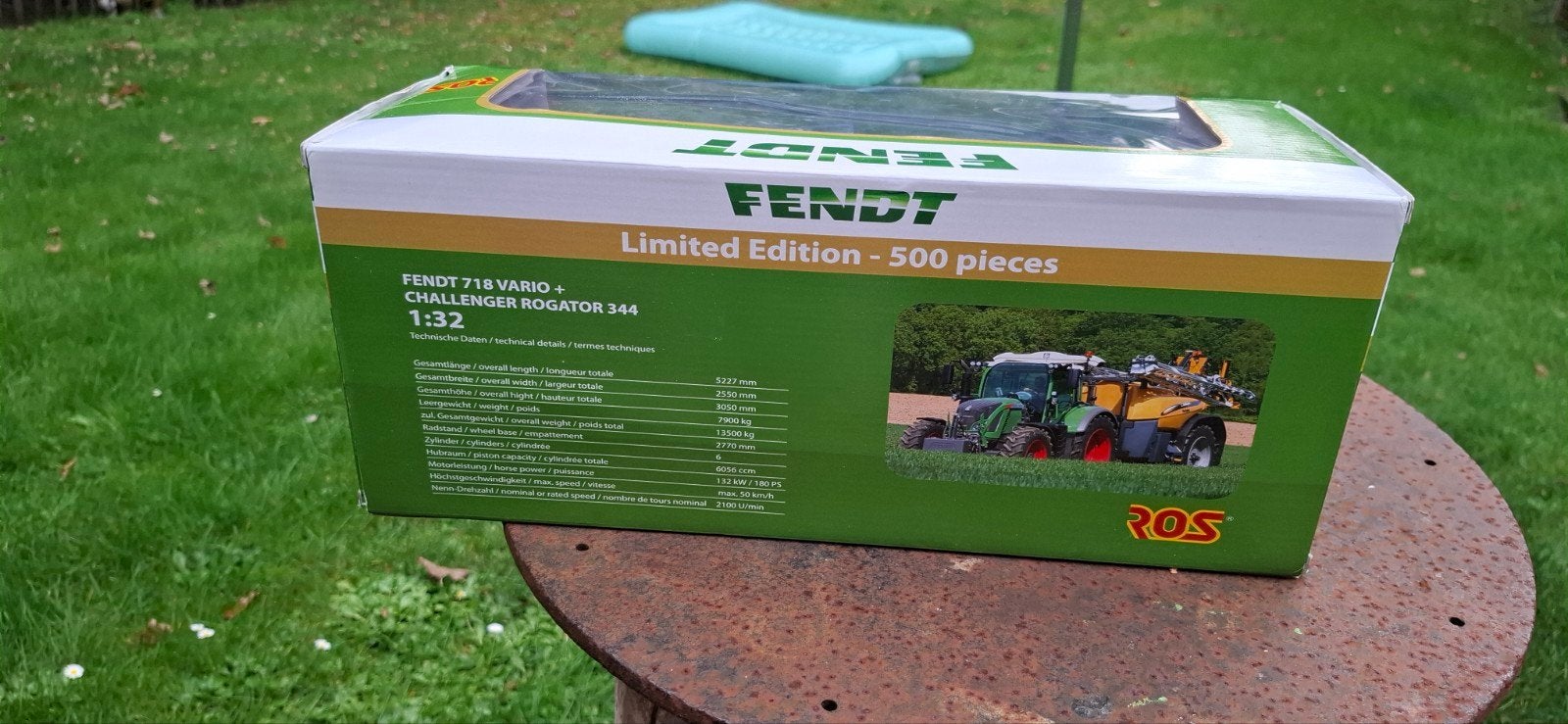 Fendt 718 met spuit van Ros, Ophalen of Verzenden