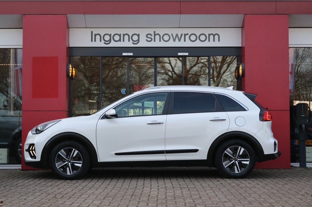 Kia Niro 1.6 GDi Hybrid DynamicLine | Origineel NL | Facelif, Gebruikt, Euro 6, Leder en Stof, Wit