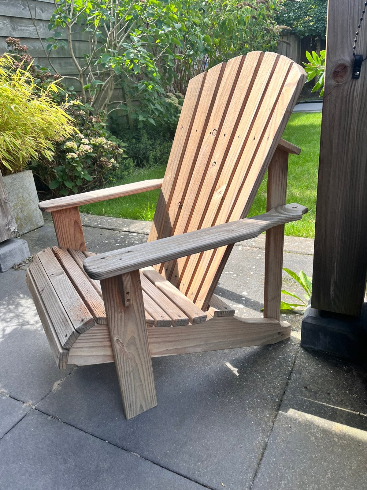 Adirondack loungestoel, Ophalen, Gebruikt, Hout