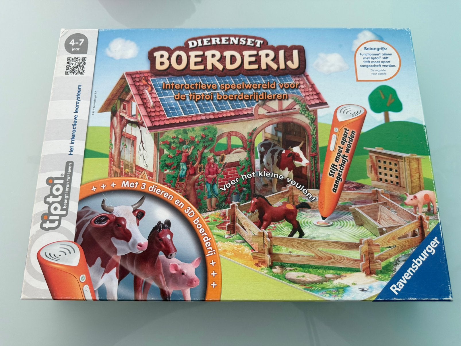 Tiptoi dierenset boerderij, Kinderen en Baby's, Ophalen of Verzenden, Gebruikt, Ontdekken, Met geluid