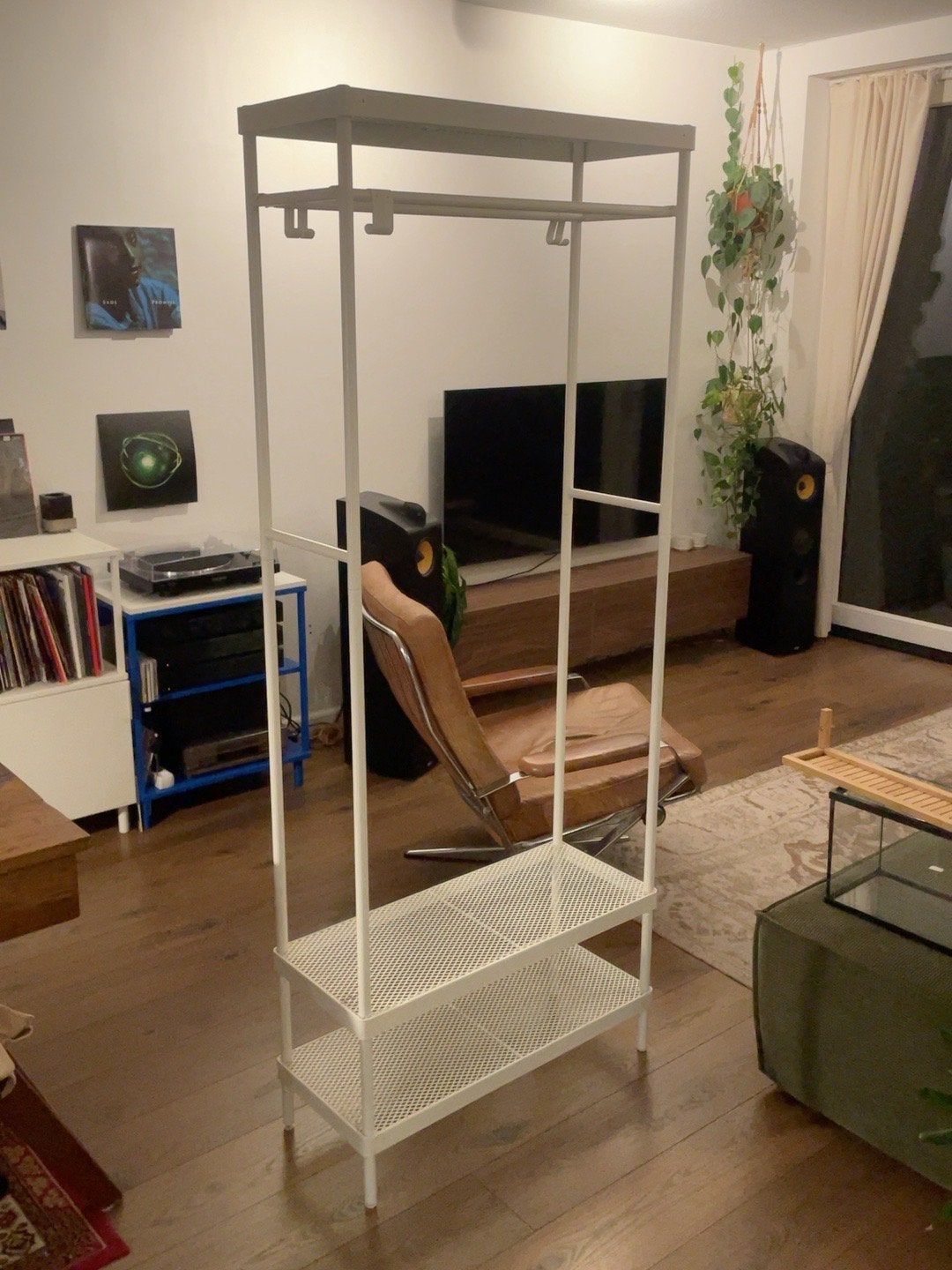 Kledingrek Ikea MACKAPÄR, Ophalen, Met plank(en), 50 tot 100 cm, Zo goed als nieuw