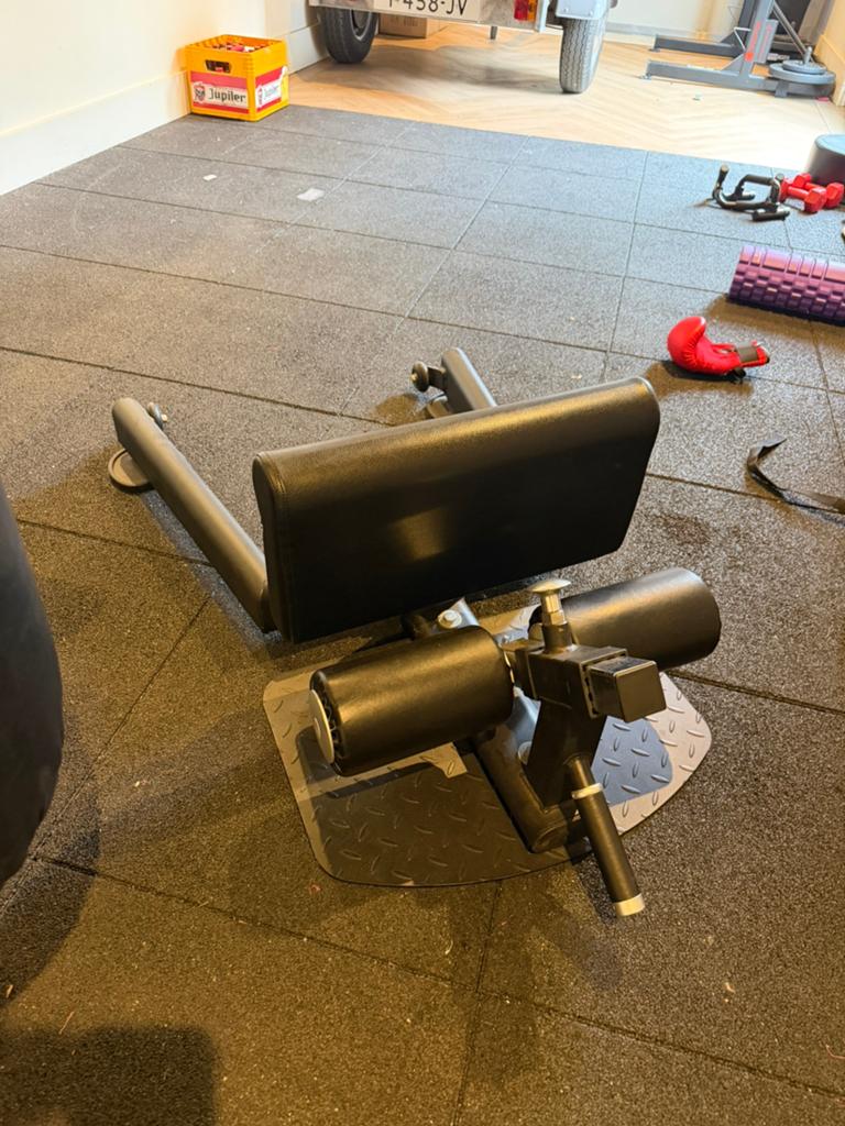 Lifemaxx LMX Sissy Squat Bench Pro, Ophalen, Zo goed als nieuw, Krachtstation