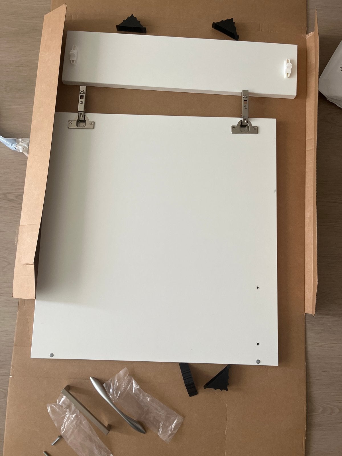 Bribus Keukenkast Onderdeel: Deur en Schijnlade, Wit, 60cm, Ophalen, Nieuw, Wit, 50 tot 100 cm