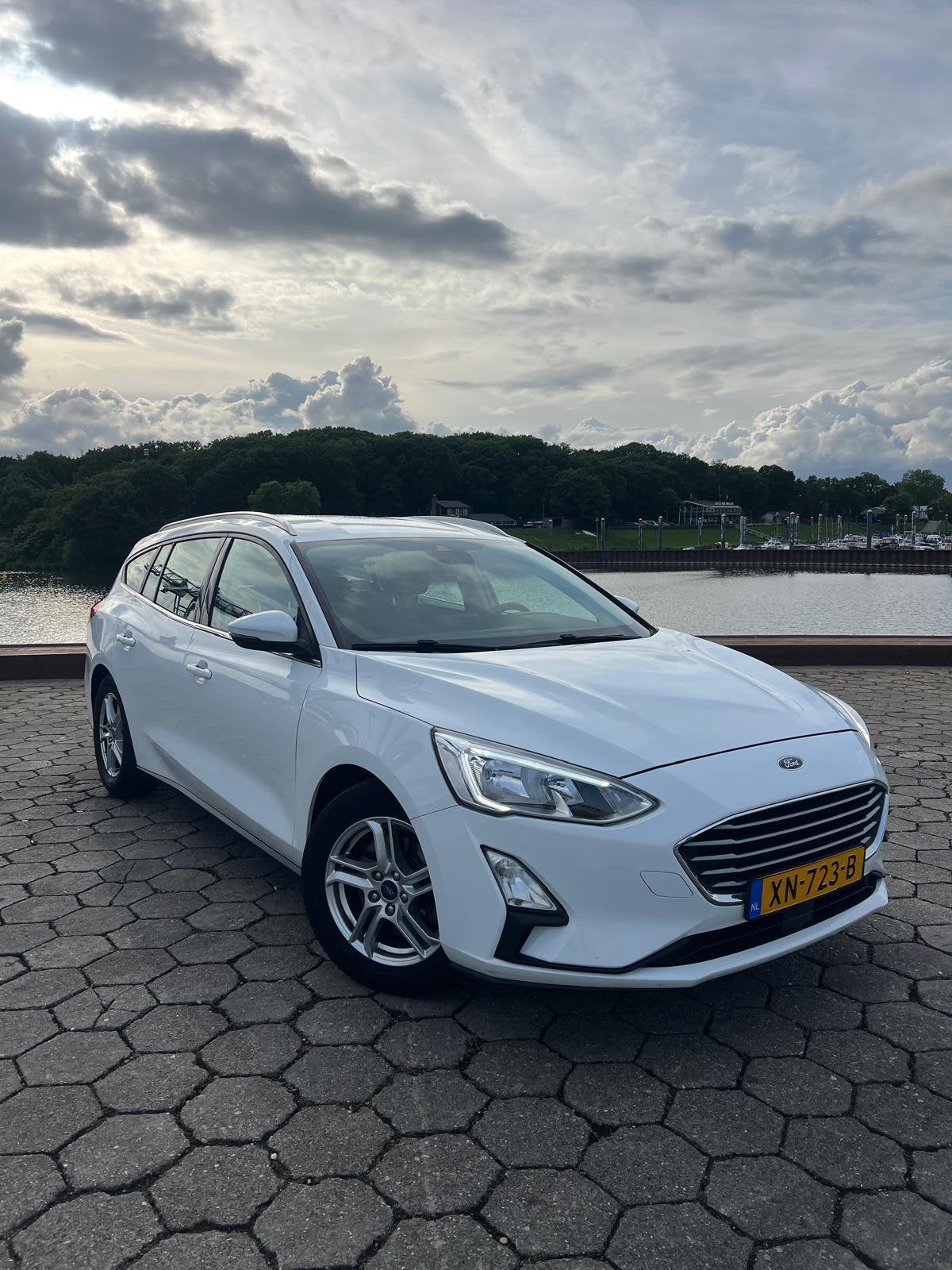 Ford Focus 1.5 Tdci 95pk 2019, Stof, Wit, Origineel Nederlands, 140 €/maand