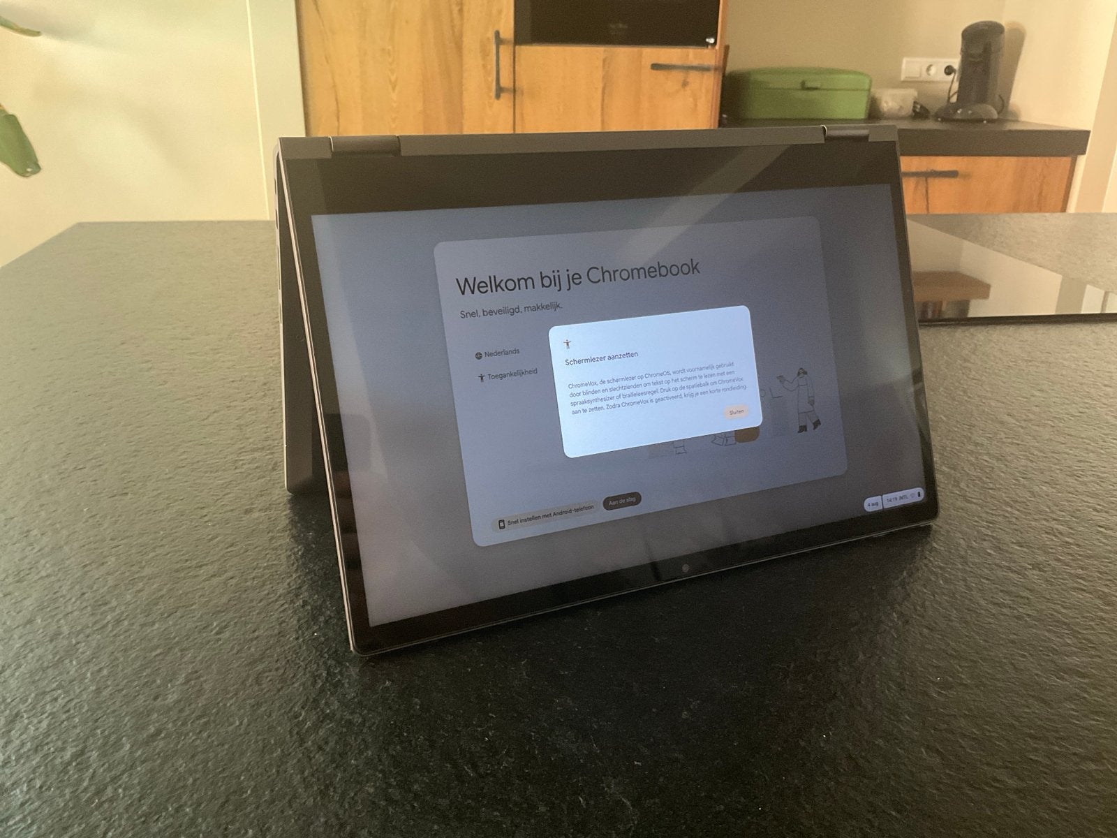 Lenovo Chromebook met muis en oplaadkabel, Computers en Software, Chromebooks, 14 inch, 4 GB of minder, Touchscreen, Ophalen of Verzenden