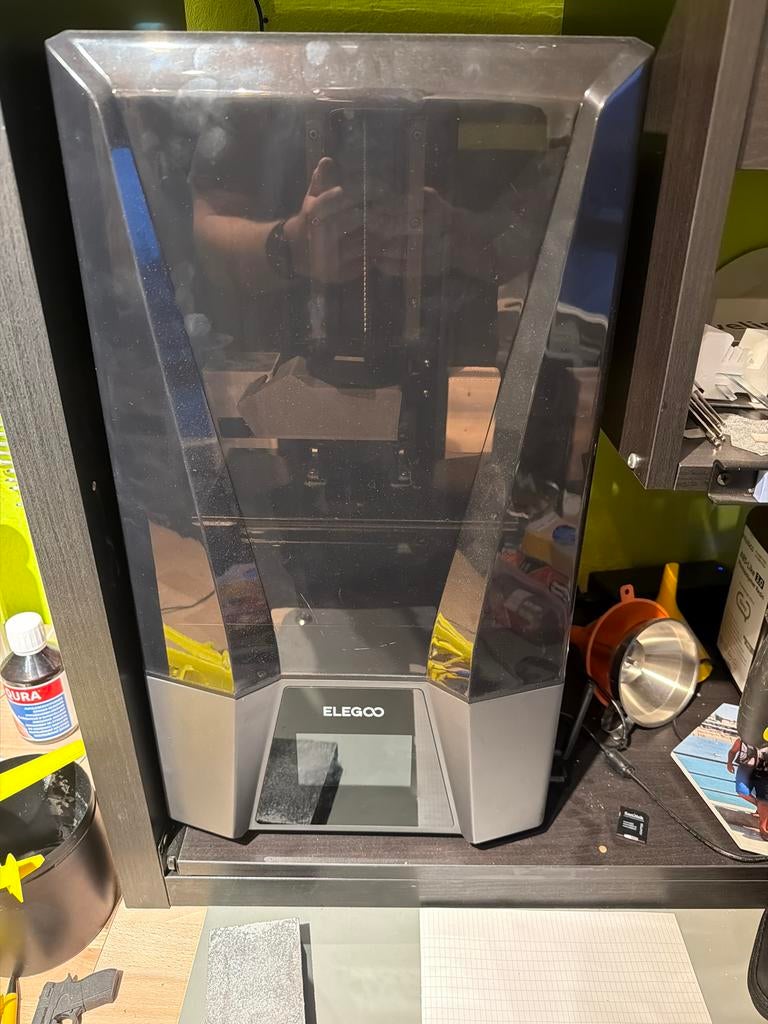 Elegoo 3D Resin Printer met Wash & Cure Station, Computers en Software, 3D Printers, Ophalen, Zo goed als nieuw, Resin/Hars