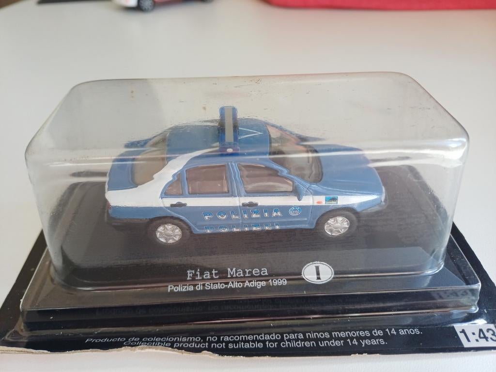 Fiat Marea Polizia di Stato Alto Adige 1999 - 1:43 Diecast, Hobby en Vrije tijd, Modelauto's | 1:43, Ophalen of Verzenden, Nieuw