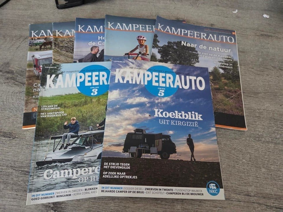 Kampeerauto tijdschriften - Diverse edities, Ophalen of Verzenden, Gelezen, Overige typen