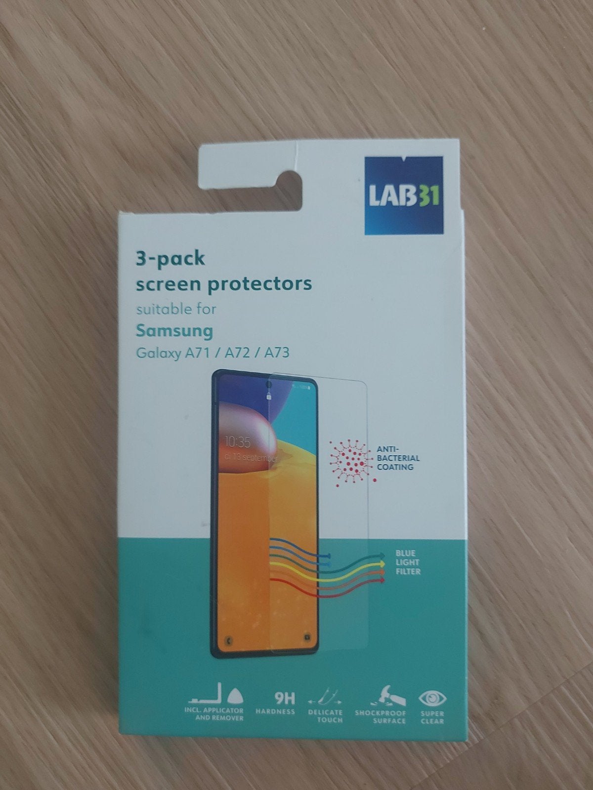 3x Screenprotector Samsung Galaxy A71 / A72 / A73 + tools, Ophalen of Verzenden, Nieuw, Bescherming, Samsung