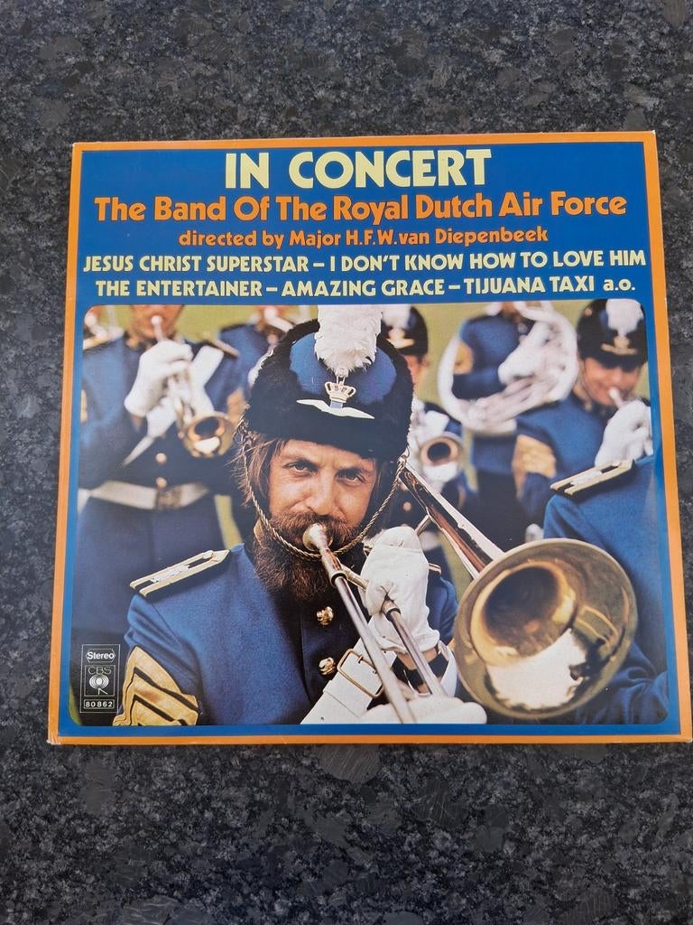 The Band Of The Royal Dutch Air Force - In Concert LP, Ophalen of Verzenden, Gebruikt