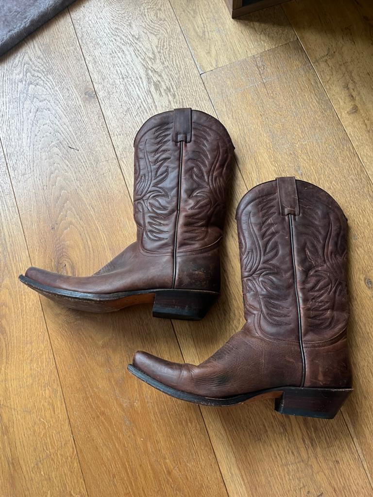 Sendra  Cowboy Boots – Brown Leather – Size EU 42, Ophalen of Verzenden, Zo goed als nieuw, Bruin, Hoge laarzen