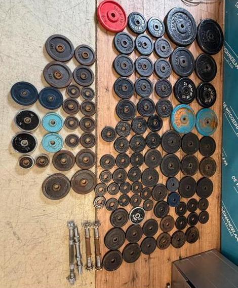 Halter schijven 30mm ( 1 EURO PER KILO) ALLES voor €130, Ophalen, Zo goed als nieuw